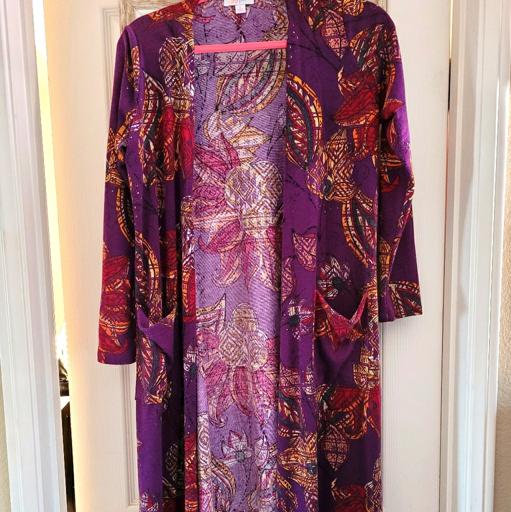 Lularoe Sarah Duster Cardigan S